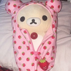 korilakkuma strawberry blanket